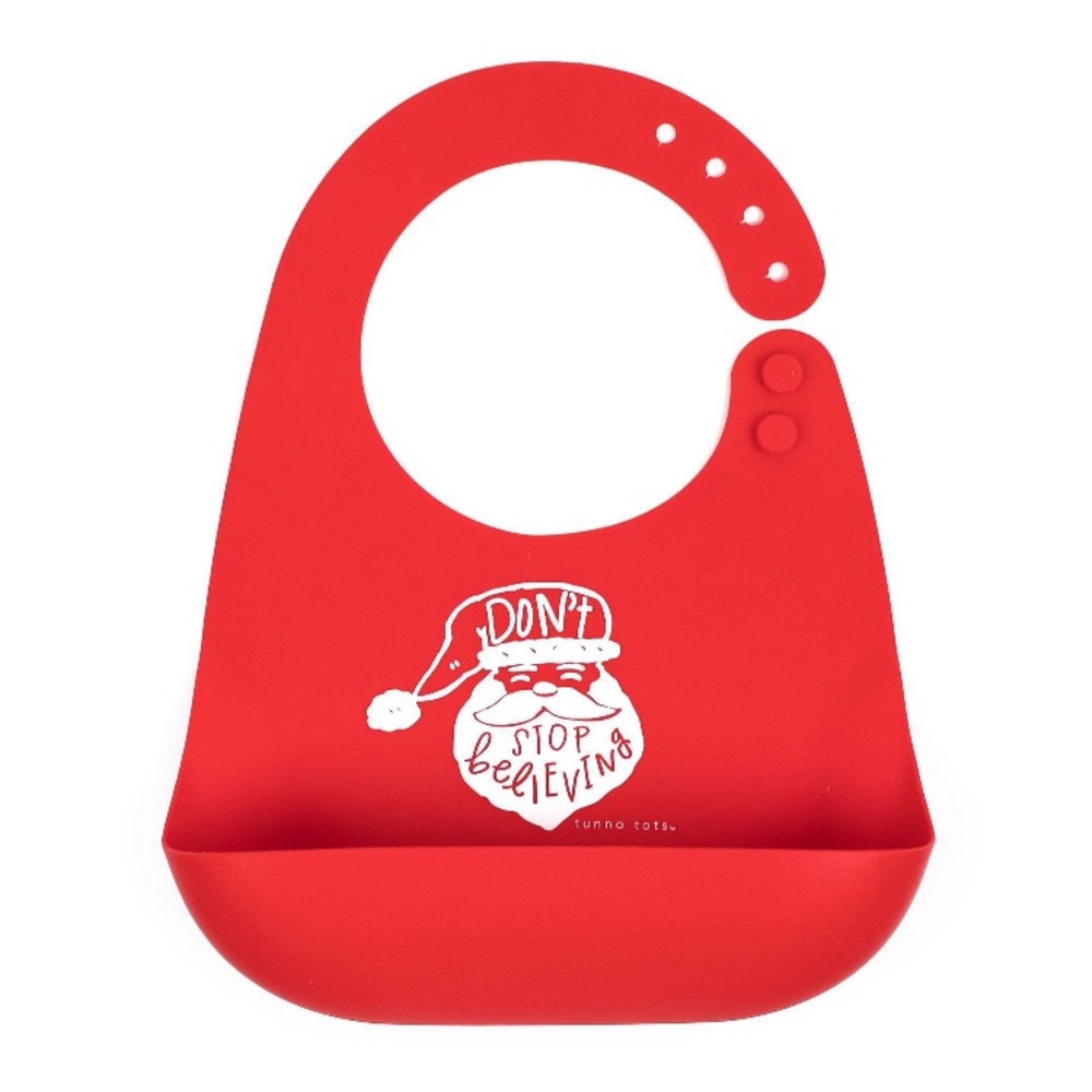 NEW: Tunno Tots Silicone Santa Bib
